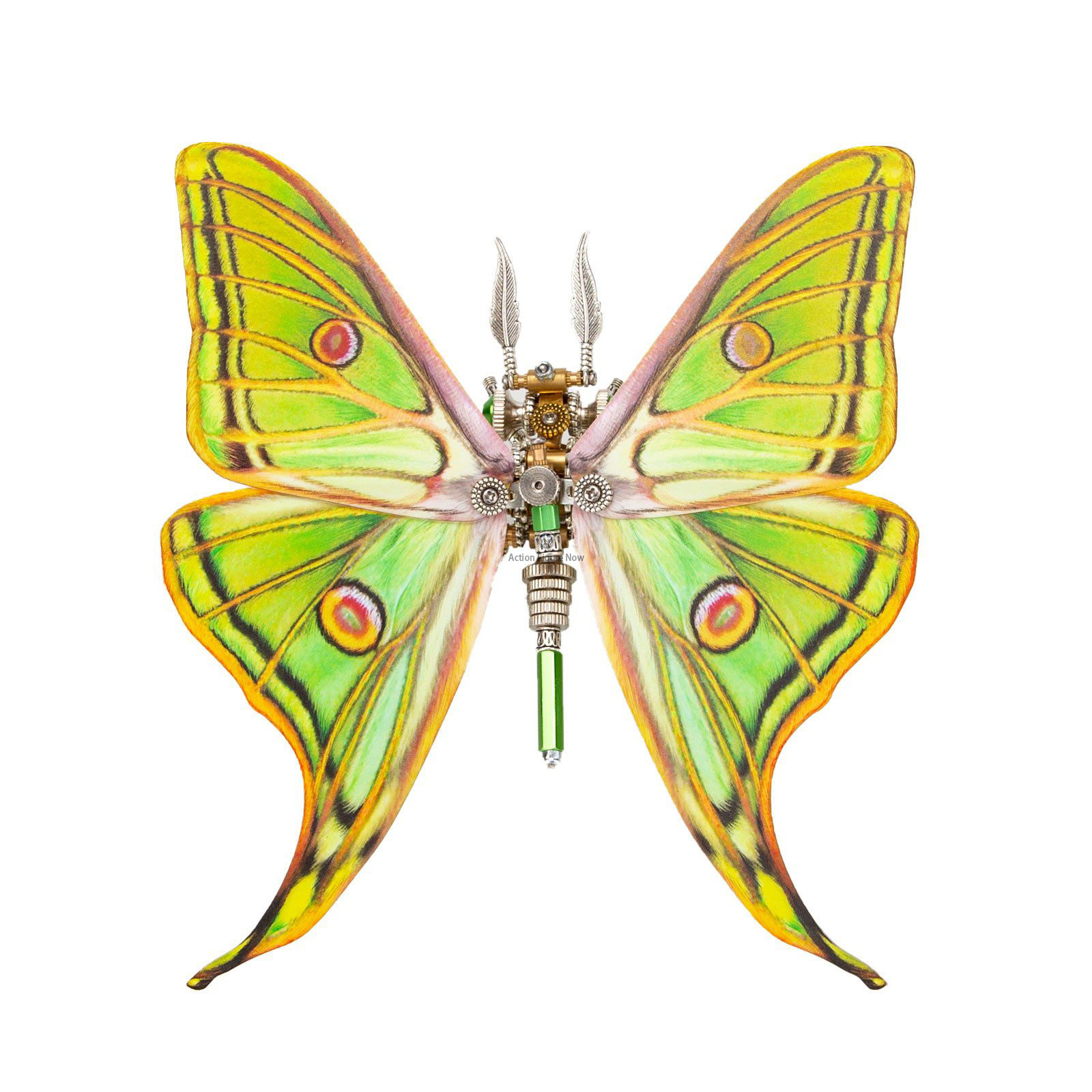 Steampunk Metal Spanish Moon Moth 3D Puzzle Kit Steampunk Metal Spanish Moon Moth 3D Puzzle Kit
