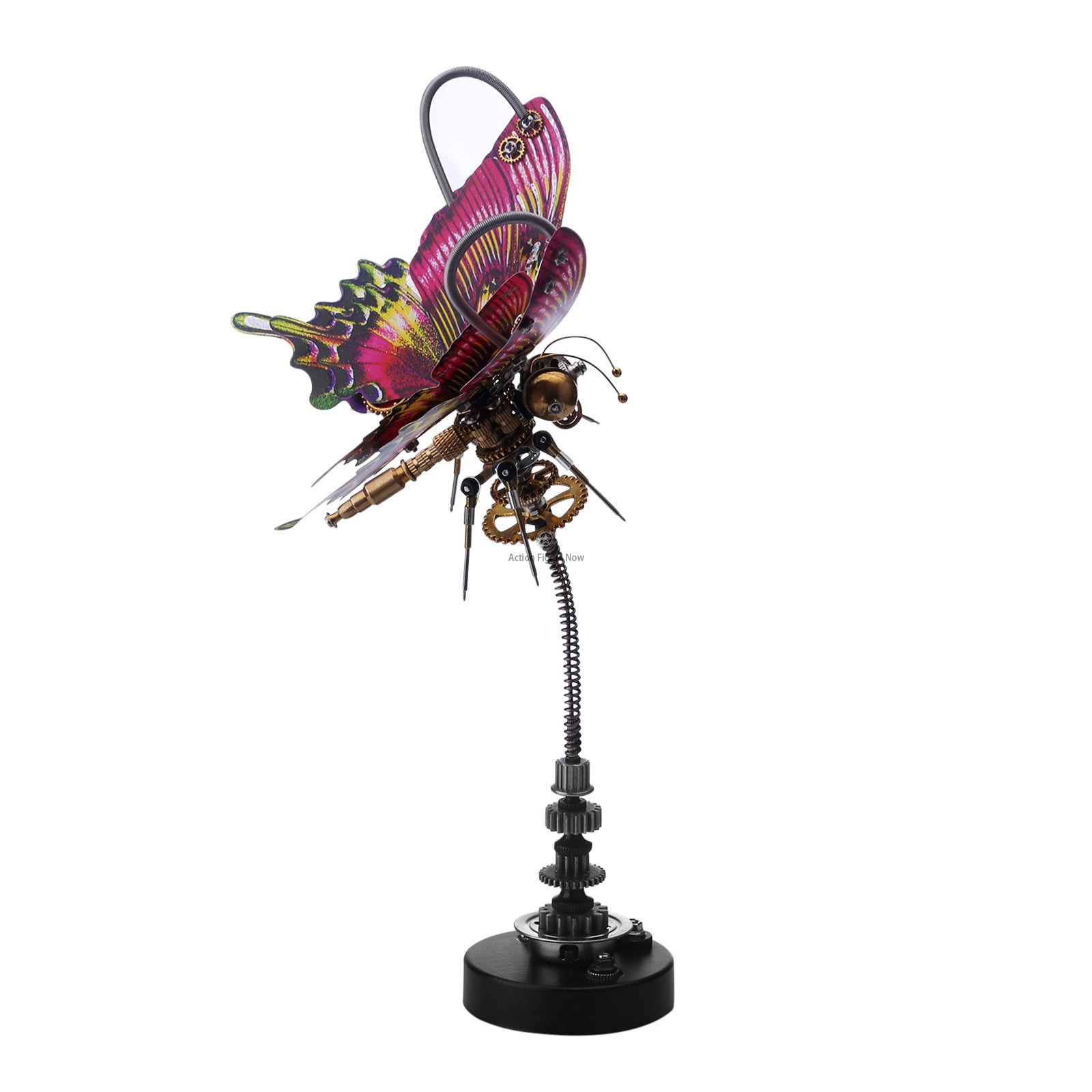Steampunk Purple and Red Swallowtail Butterfly Model Kit with Intricate Floral Base Steampunk Purple and Red Swallowtail Butterfly Model Kit with Intricate Floral Base