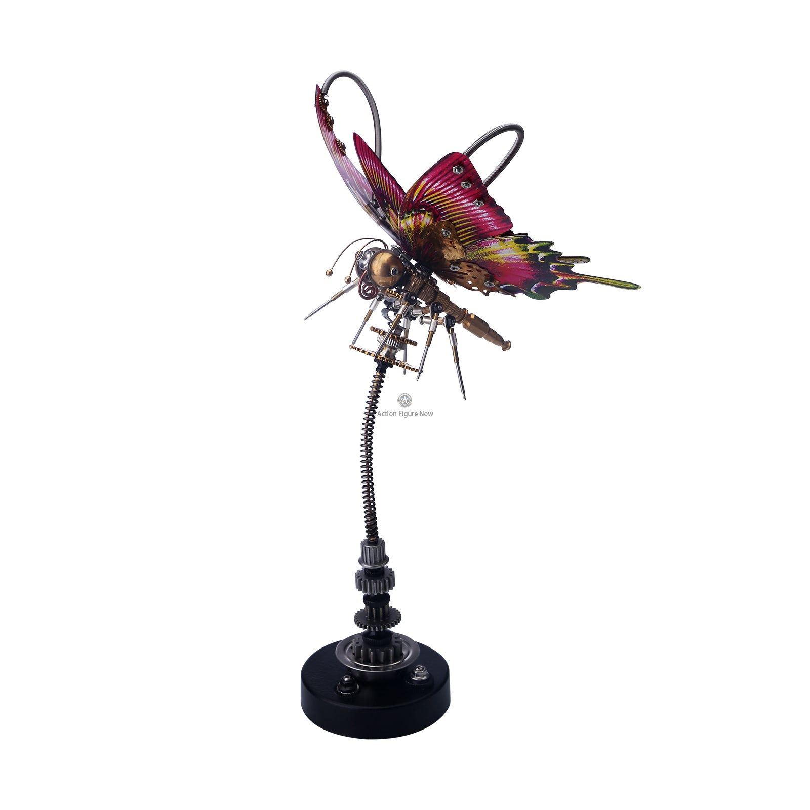 Steampunk Purple and Red Swallowtail Butterfly Model Kit with Intricate Floral Base Steampunk Purple and Red Swallowtail Butterfly Model Kit with Intricate Floral Base