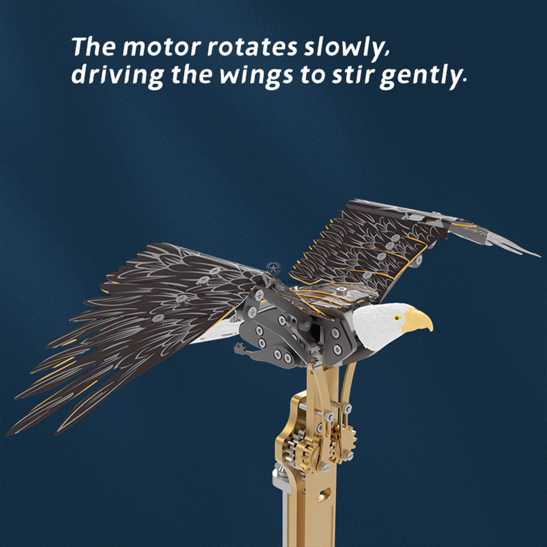 TECHING 3D Metal Puzzle: Bald Eagle Automaton Model Building Kit TECHING 3D Metal Puzzle: Bald Eagle Automaton Model Building Kit