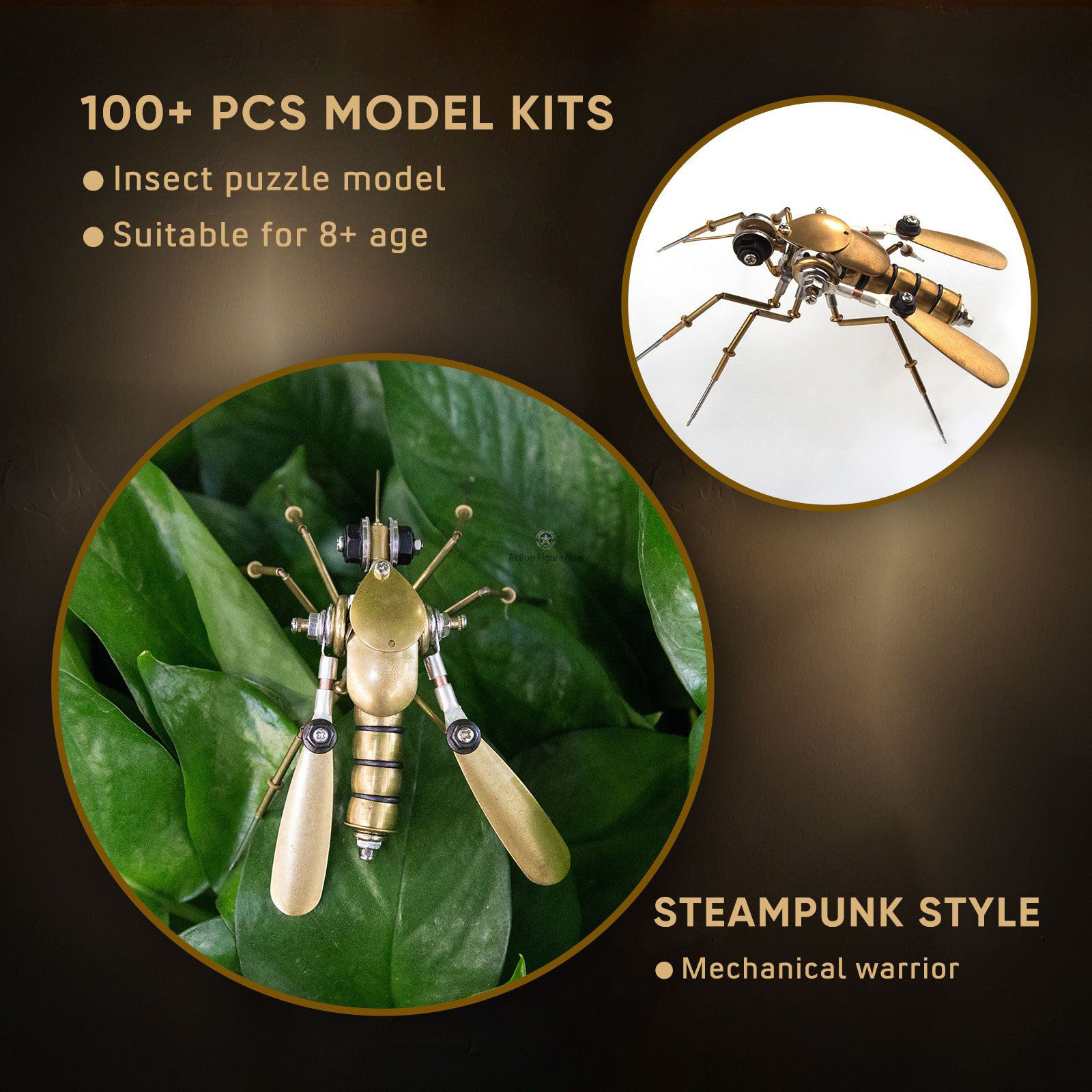 Tiny Steampunk Insects 3D Metal Bugs Mosquito Earwigs Bee Model Kits Gadgets Tiny Steampunk Insects 3D Metal Bugs Mosquito Earwigs Bee Model Kits Gadgets