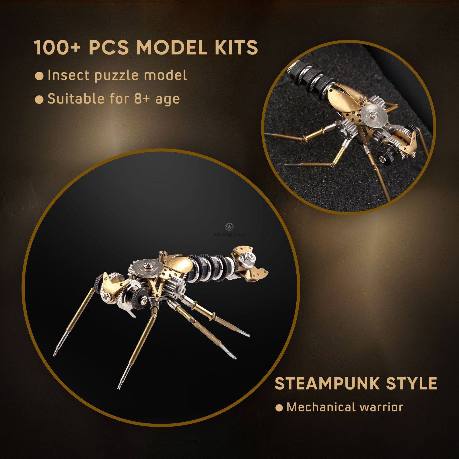 Tiny Steampunk Insects 3D Metal Bugs Mosquito Earwigs Bee Model Kits Gadgets Tiny Steampunk Insects 3D Metal Bugs Mosquito Earwigs Bee Model Kits Gadgets