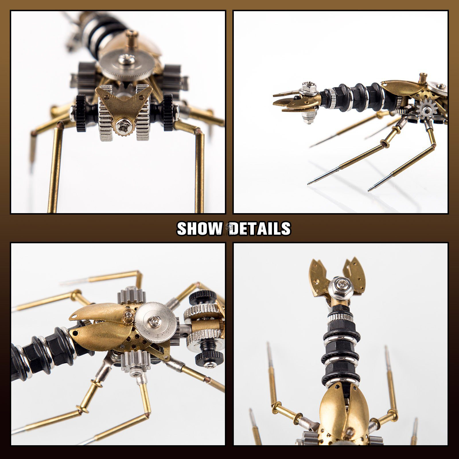 Tiny Steampunk Insects 3D Metal Bugs Mosquito Earwigs Bee Model Kits Gadgets Tiny Steampunk Insects 3D Metal Bugs Mosquito Earwigs Bee Model Kits Gadgets
