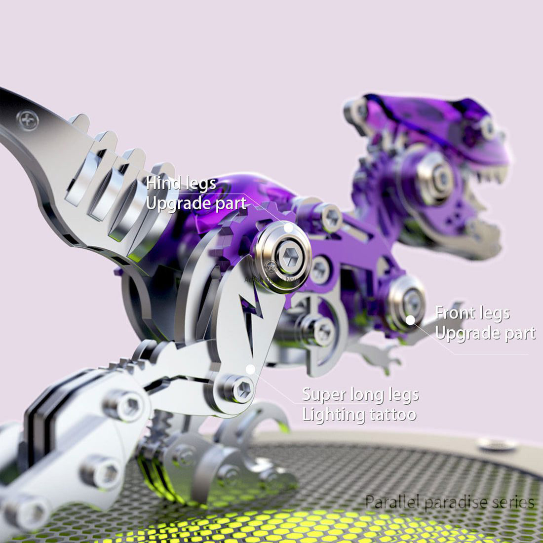 Velociraptor Dinosaur Model Kits Build 3D Metal Puzzle Toys for Kids Velociraptor Dinosaur Model Kits Build 3D Metal Puzzle Toys for Kids
