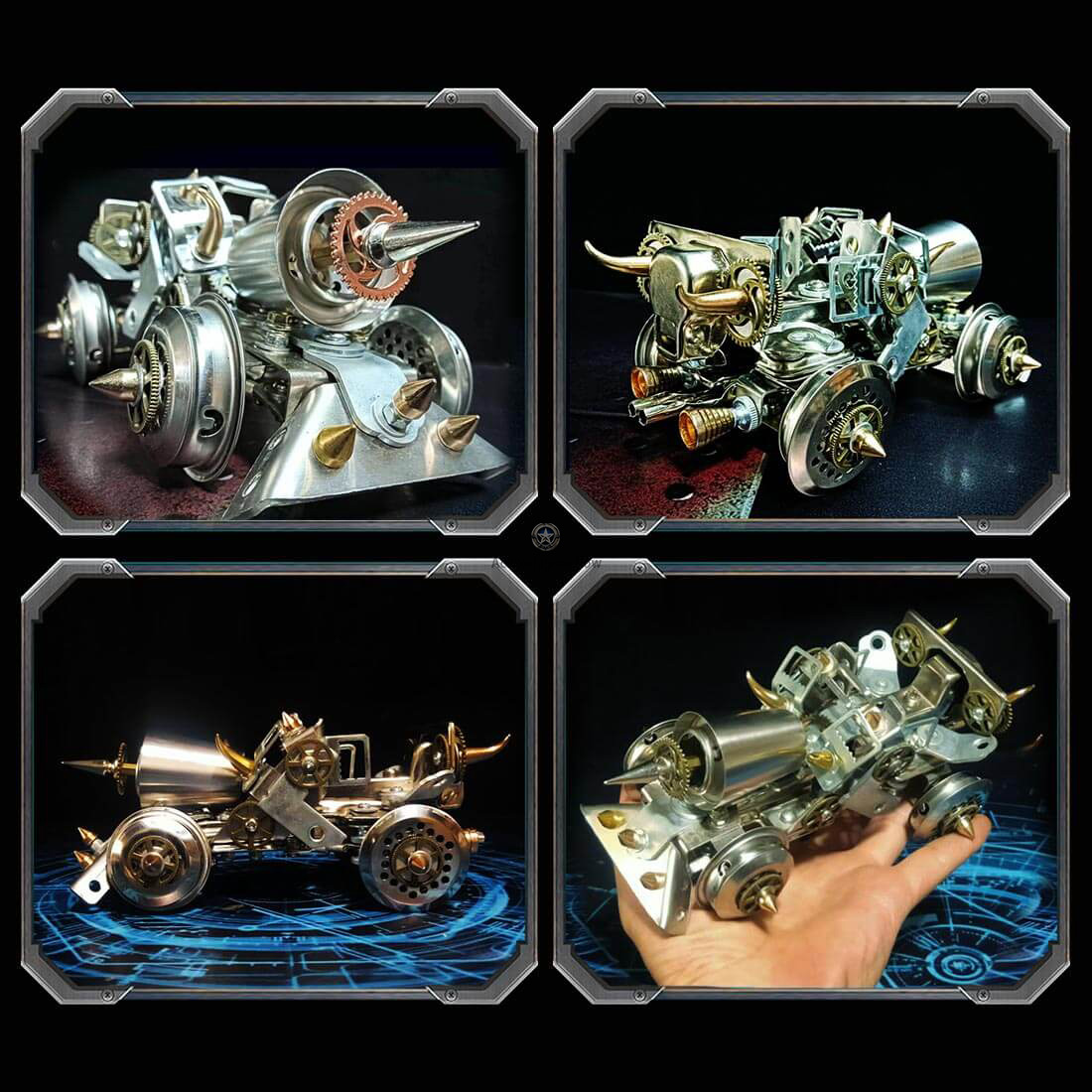 Old Sports Car 3D Metal Model Assembly Kits - War Chariot Old Sports Car 3D Metal Model Assembly Kits - War Chariot