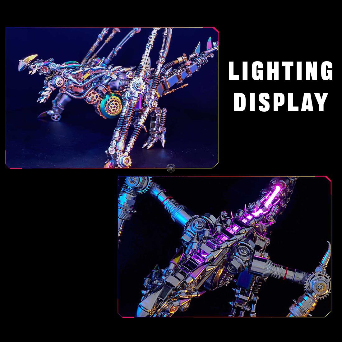 Wyvern Spirit Dragon Punk 3D Metal Puzzle 1390+ Pieces Wyvern Spirit Dragon Punk 3D Metal Puzzle 1390+ Pieces