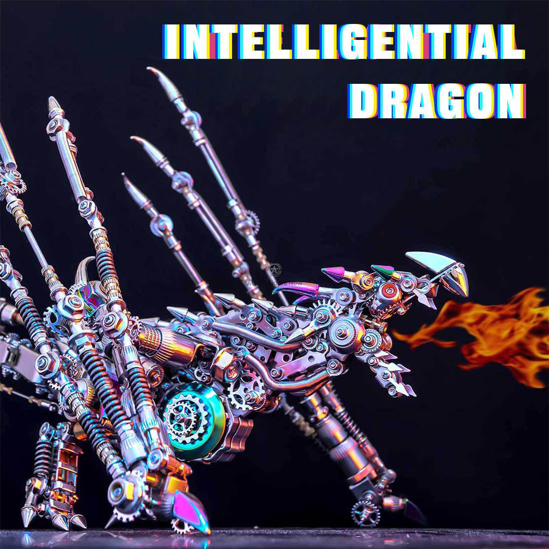 Wyvern Spirit Dragon Punk 3D Metal Puzzle 1390+ Pieces Wyvern Spirit Dragon Punk 3D Metal Puzzle 1390+ Pieces
