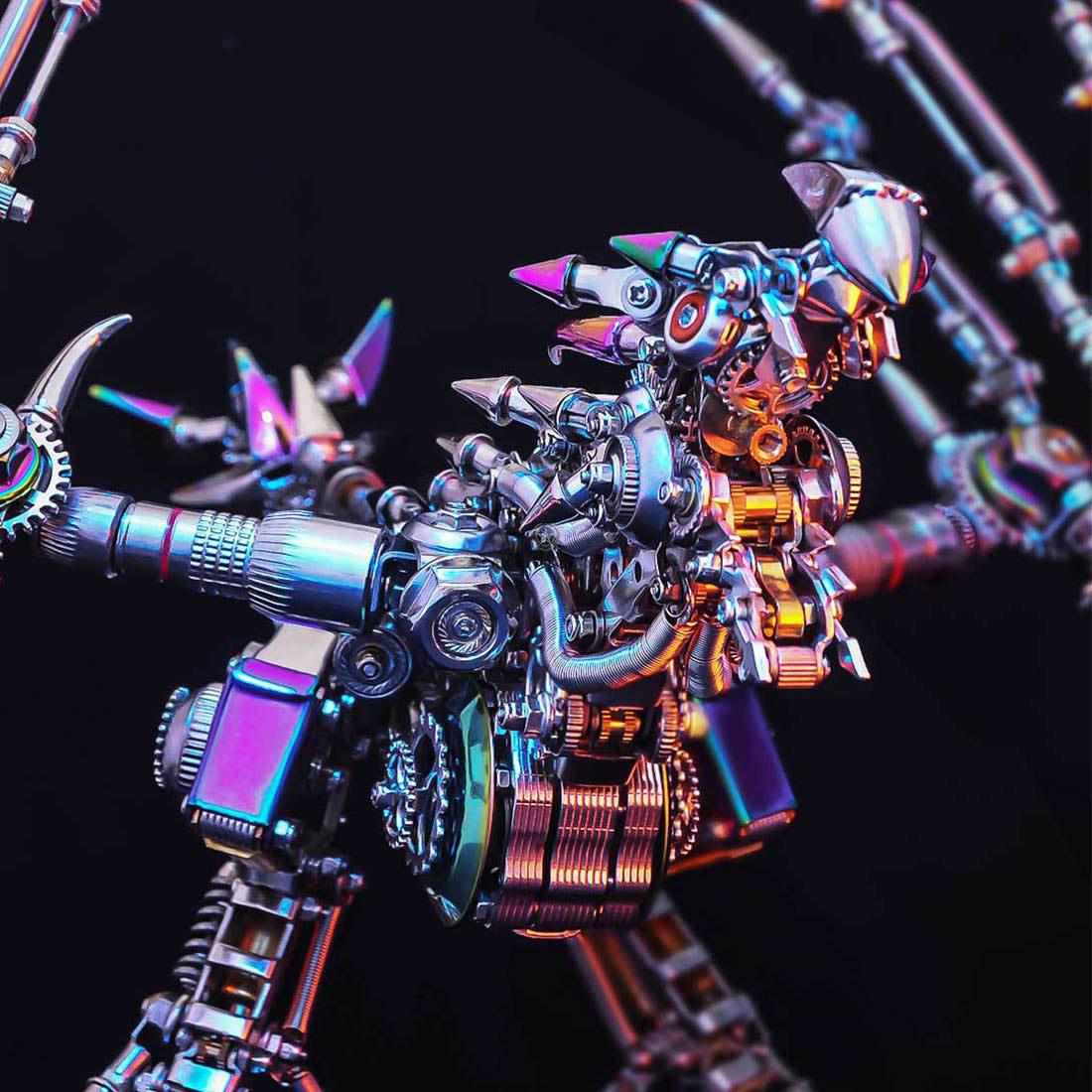 Wyvern Spirit Dragon Punk 3D Metal Puzzle 1390+ Pieces Wyvern Spirit Dragon Punk 3D Metal Puzzle 1390+ Pieces