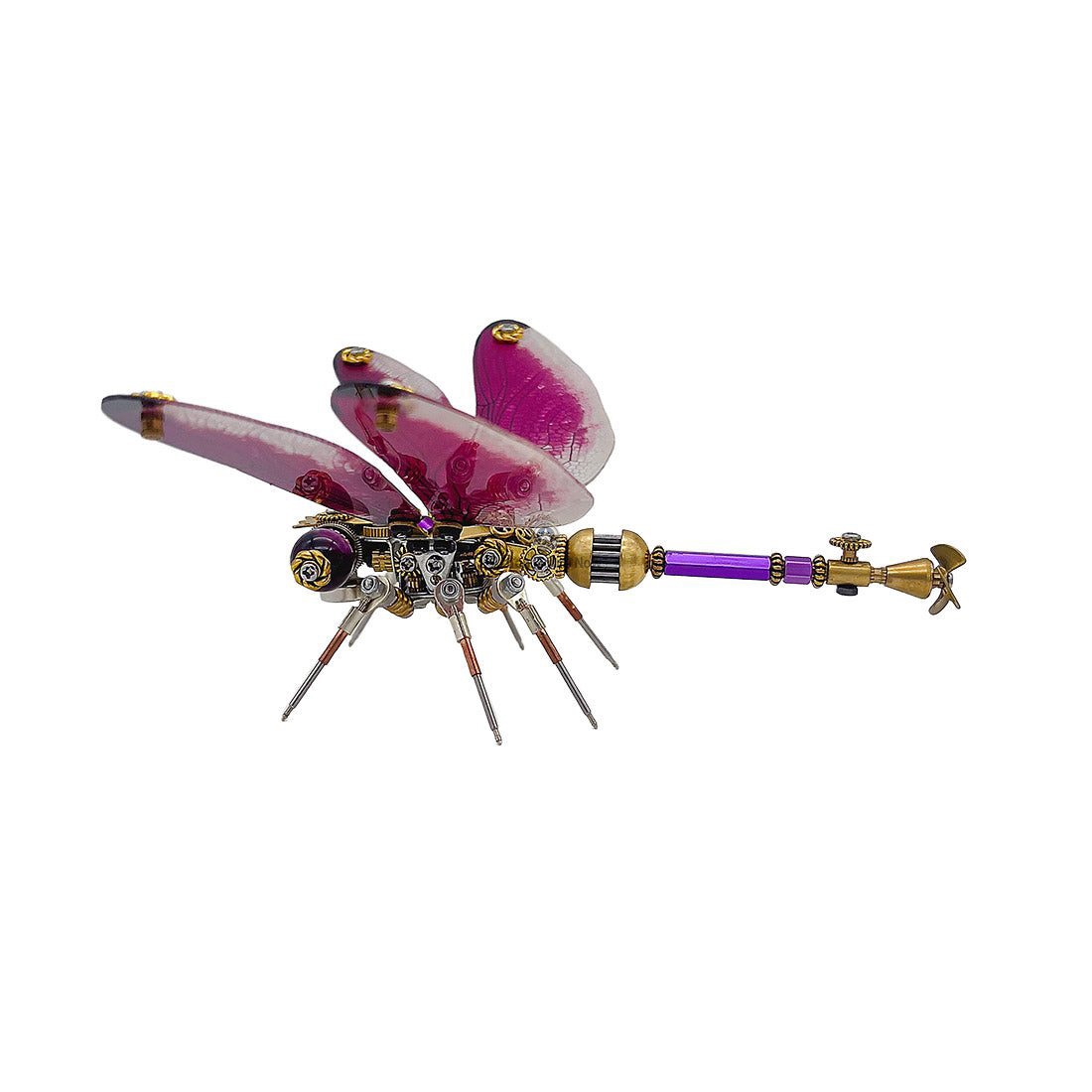 3D Metal Steampunk Dragonfly Puzzle Set of 3 3D Metal Steampunk Dragonfly Puzzle Set of 3
