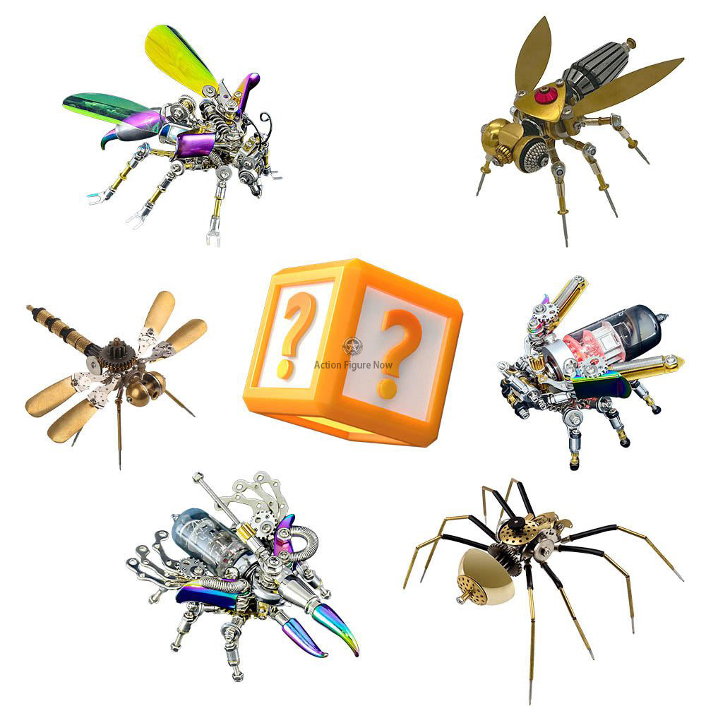 3D Metal Puzzle - DIY Mechanical Steampunk Insect Model Kit (3Pcs Blind Box) 3D Metal Puzzle - DIY Mechanical Steampunk Insect Model Kit (3Pcs Blind Box)
