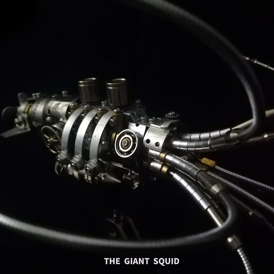 Steampunk Giant Squid 3D DIY Metal Puzzle Model Kit, 295 Pieces Steampunk Giant Squid 3D DIY Metal Puzzle Model Kit, 295 Pieces
