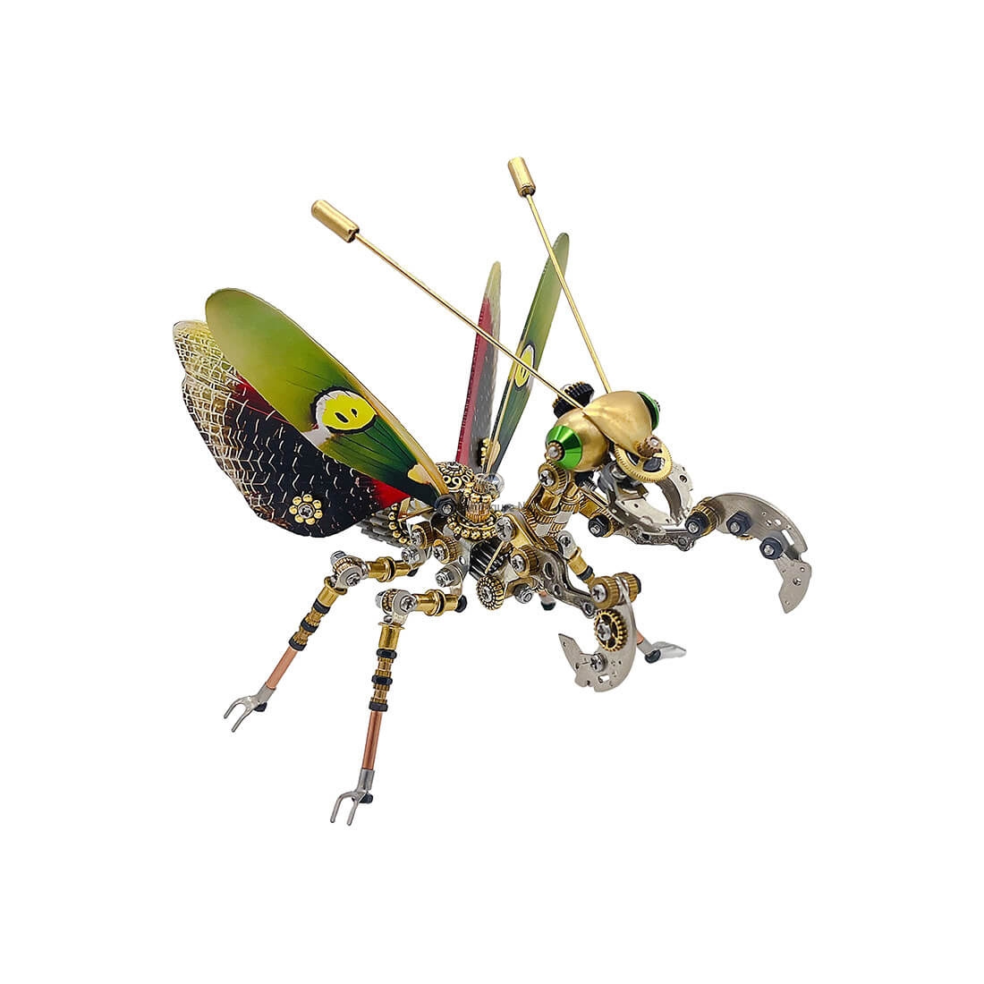 Steampunk Mechanical Mantis: 3D DIY Metal Puzzle Model Kit Assembly (300 Pcs) Steampunk Mechanical Mantis: 3D DIY Metal Puzzle Model Kit Assembly (300 Pcs)