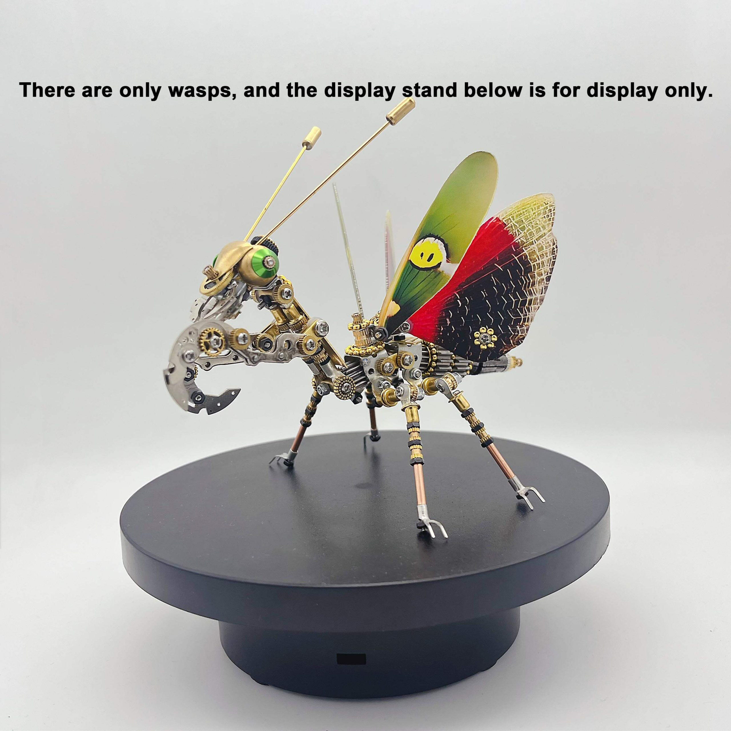 Steampunk Mechanical Mantis: 3D DIY Metal Puzzle Model Kit Assembly (300 Pcs) Steampunk Mechanical Mantis: 3D DIY Metal Puzzle Model Kit Assembly (300 Pcs)