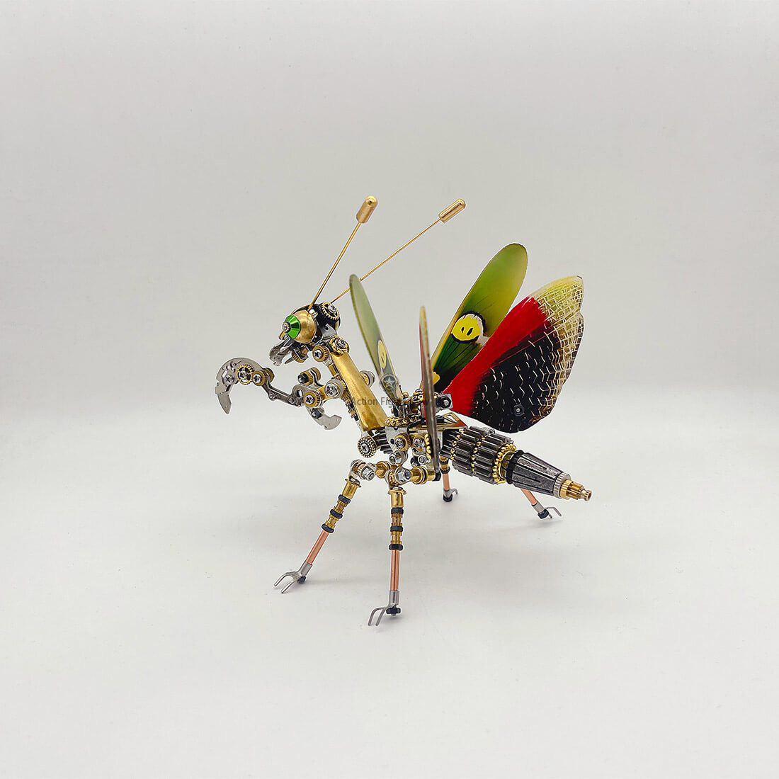 Steampunk Mechanical Mantis: 3D DIY Metal Puzzle Model Kit Assembly (300 Pcs) Steampunk Mechanical Mantis: 3D DIY Metal Puzzle Model Kit Assembly (300 Pcs)