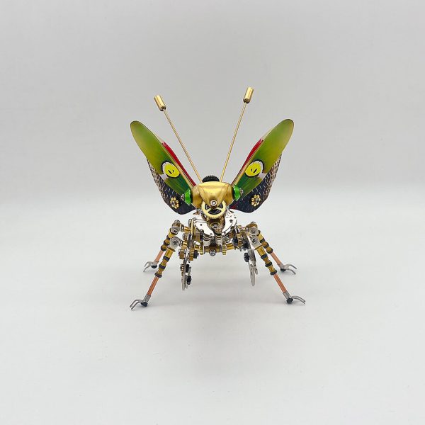 Steampunk Mechanical Mantis: 3D DIY Metal Puzzle Model Kit Assembly (300 Pcs)