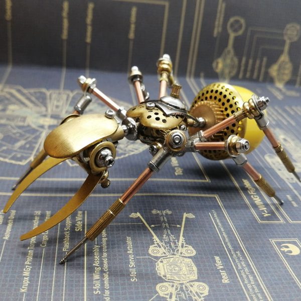 100PCS Steampunk Ant Metal 3D Puzzle