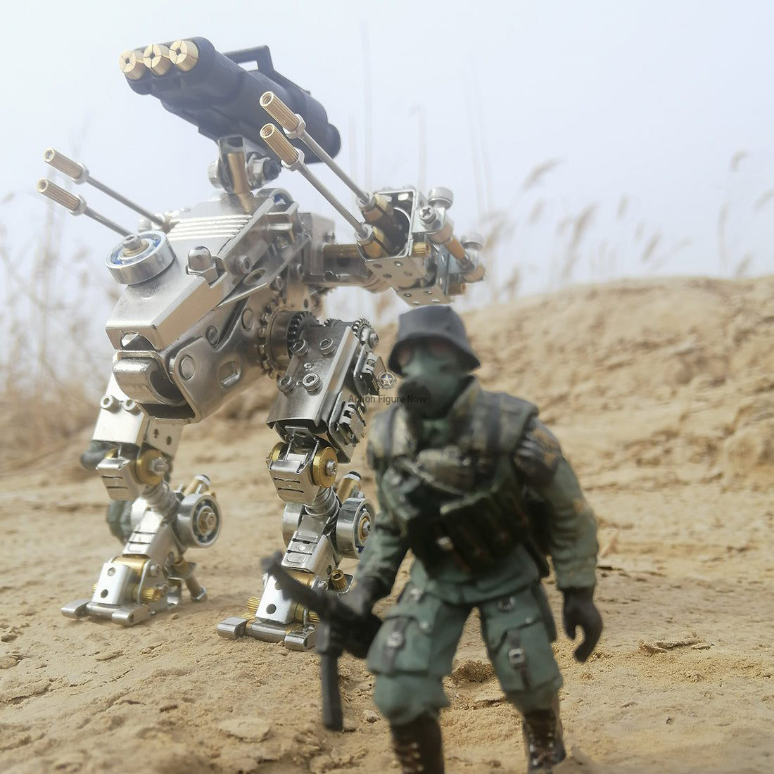 233Pcs 3D Fury AT-1 War Battle Mecha Metal Puzzle DIY Assembly Model Kit 233Pcs 3D Fury AT-1 War Battle Mecha Metal Puzzle DIY Assembly Model Kit
