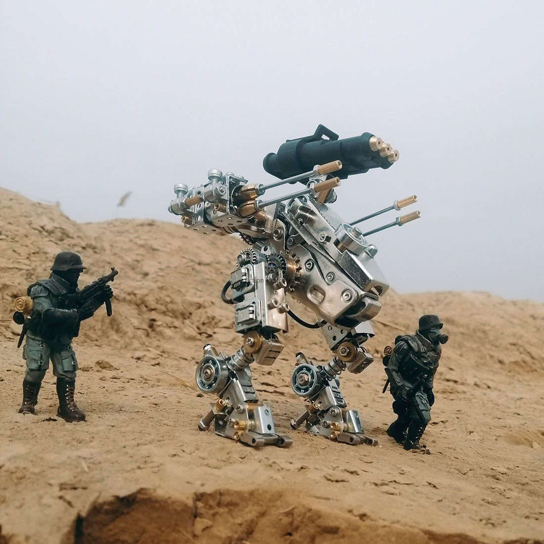 233Pcs 3D Fury AT-1 War Battle Mecha Metal Puzzle DIY Assembly Model Kit 233Pcs 3D Fury AT-1 War Battle Mecha Metal Puzzle DIY Assembly Model Kit