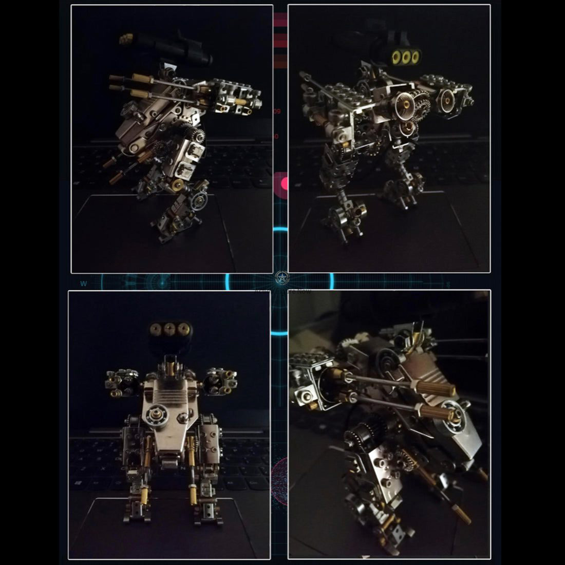 233Pcs 3D Fury AT-1 War Battle Mecha Metal Puzzle DIY Assembly Model Kit 233Pcs 3D Fury AT-1 War Battle Mecha Metal Puzzle DIY Assembly Model Kit
