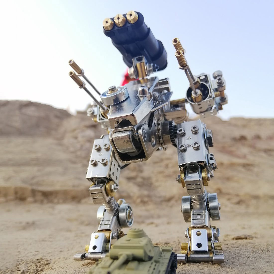233Pcs 3D Fury AT-1 War Battle Mecha Metal Puzzle DIY Assembly Model Kit 233Pcs 3D Fury AT-1 War Battle Mecha Metal Puzzle DIY Assembly Model Kit