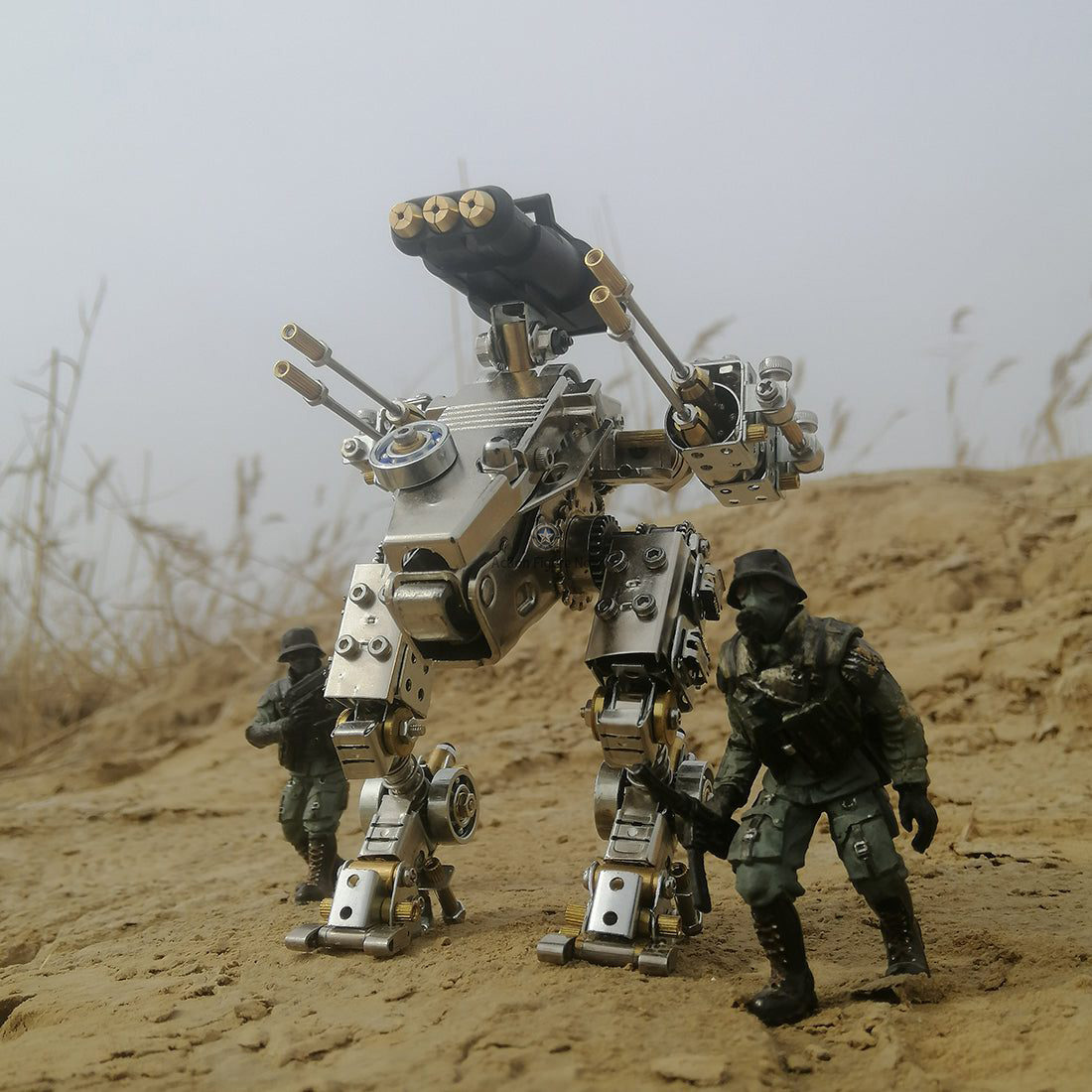 233Pcs 3D Fury AT-1 War Battle Mecha Metal Puzzle DIY Assembly Model Kit 233Pcs 3D Fury AT-1 War Battle Mecha Metal Puzzle DIY Assembly Model Kit