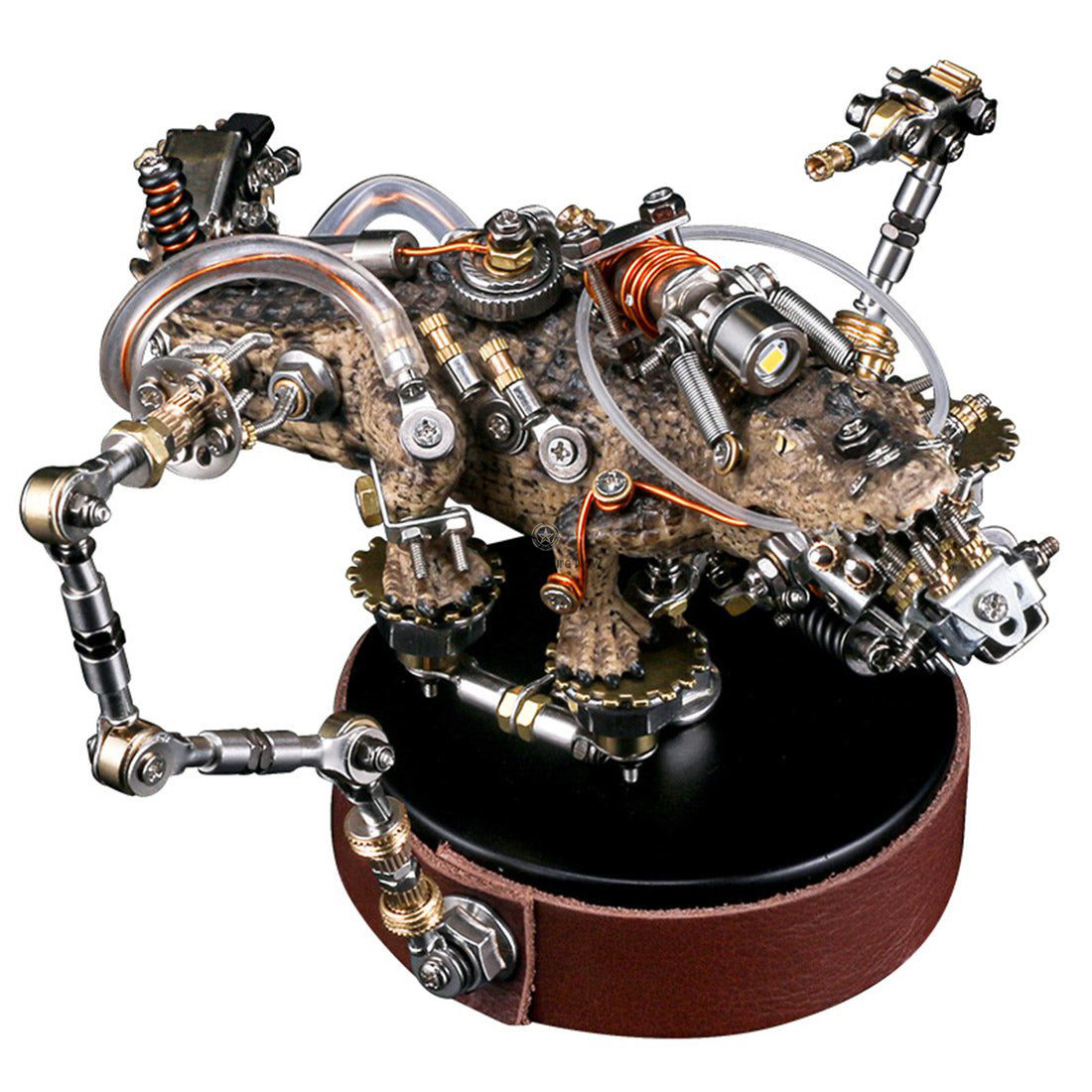 547PCS Steampunk Mutant Crocodile 3D Metal Puzzle DIY Assembly Model Kit 547PCS Steampunk Mutant Crocodile 3D Metal Puzzle DIY Assembly Model Kit