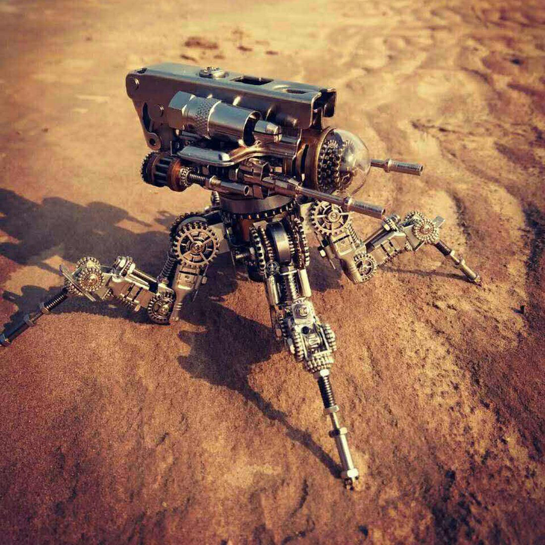 DIY Metal Knight Mech Model Puzzle Toy DIY Metal Knight Mech Model Puzzle Toy