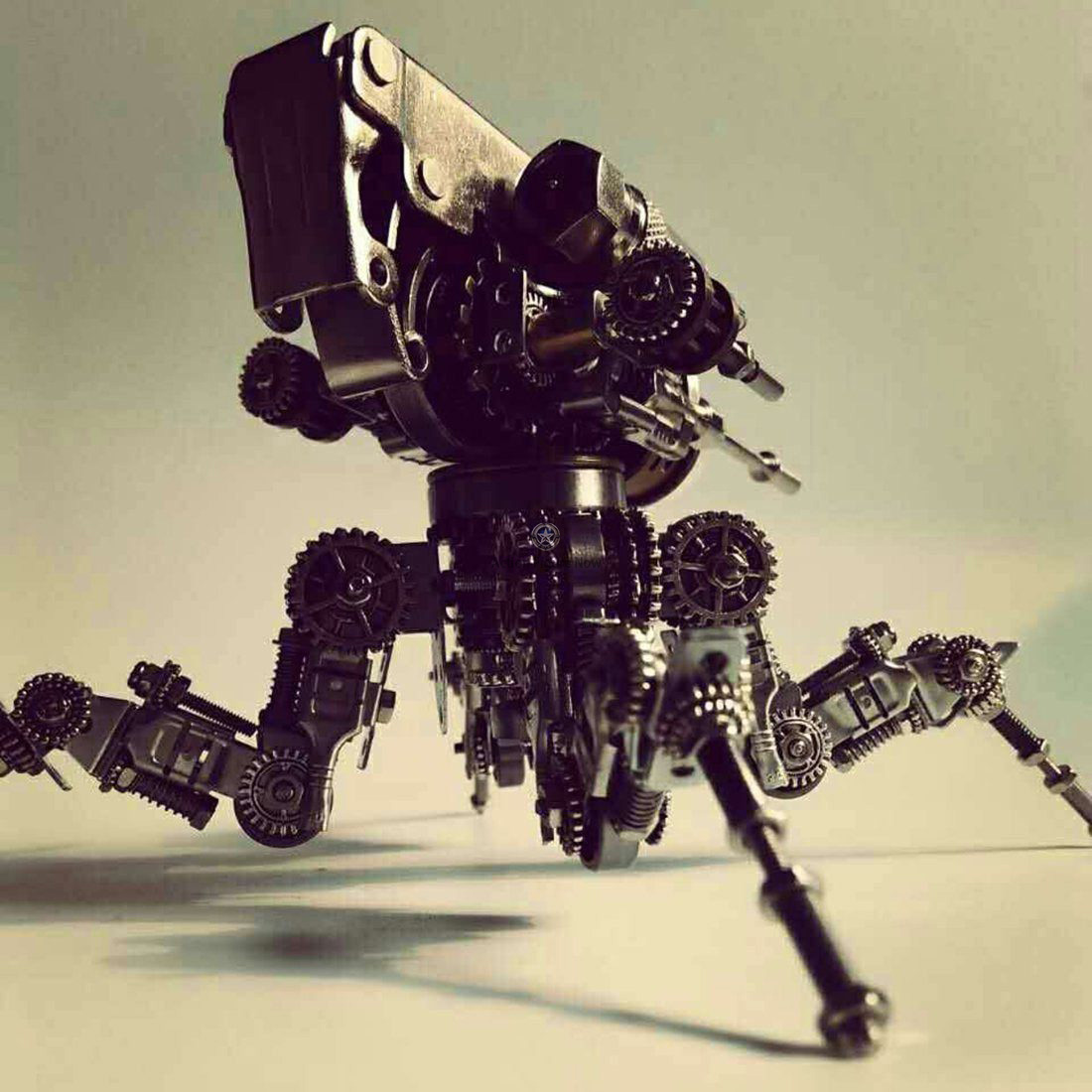DIY Metal Knight Mech Model Puzzle Toy DIY Metal Knight Mech Model Puzzle Toy
