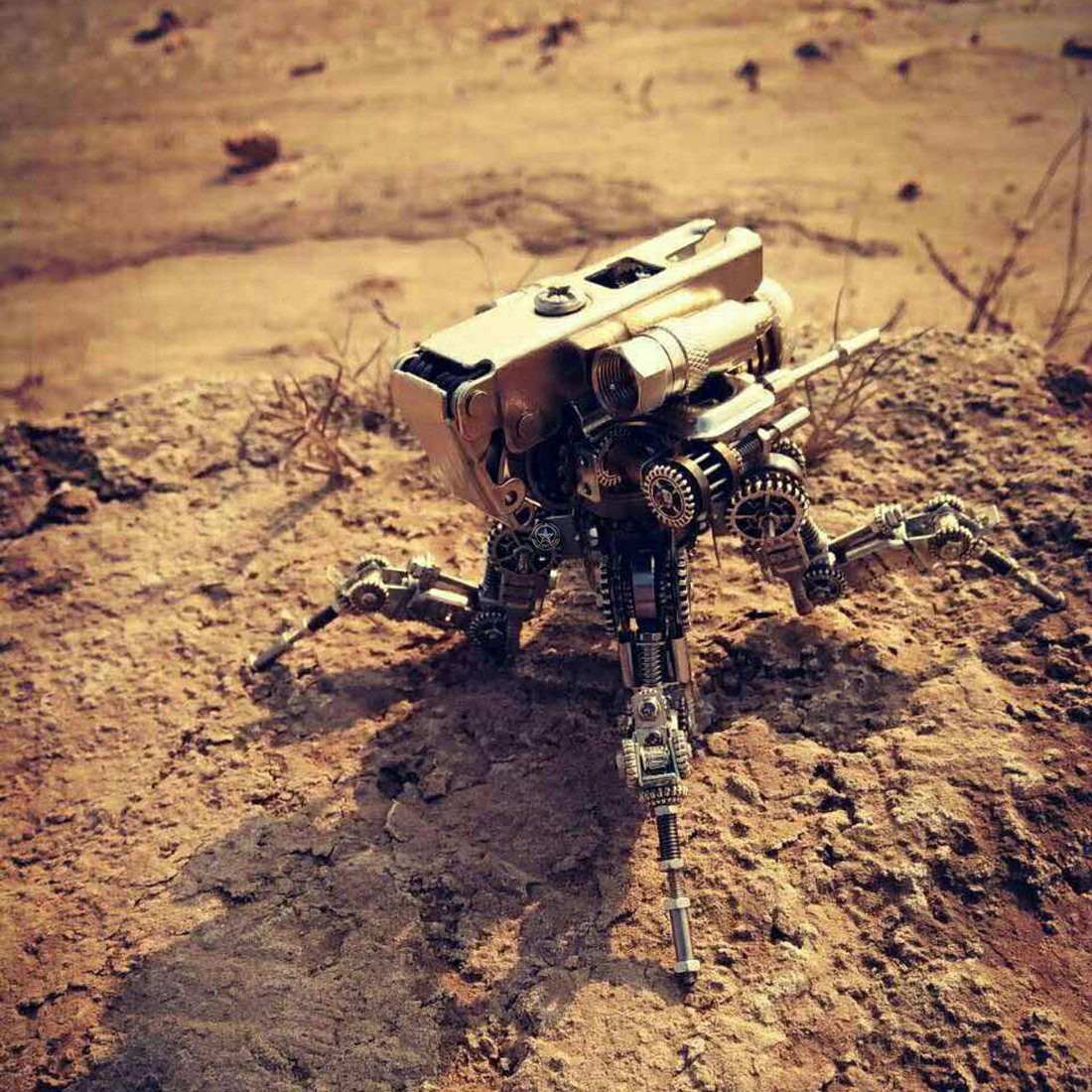 DIY Metal Knight Mech Model Puzzle Toy DIY Metal Knight Mech Model Puzzle Toy