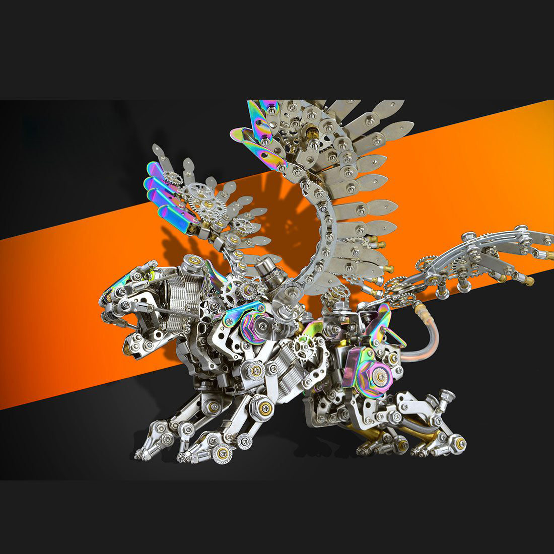 Extinct Smilodon Saber Tooth Tiger 3D Metal Model Kits for Adults Extinct Smilodon Saber Tooth Tiger 3D Metal Model Kits for Adults