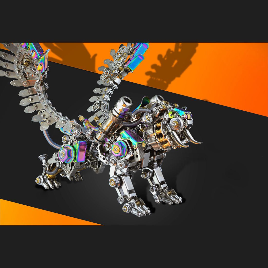 Extinct Smilodon Saber Tooth Tiger 3D Metal Model Kits for Adults Extinct Smilodon Saber Tooth Tiger 3D Metal Model Kits for Adults