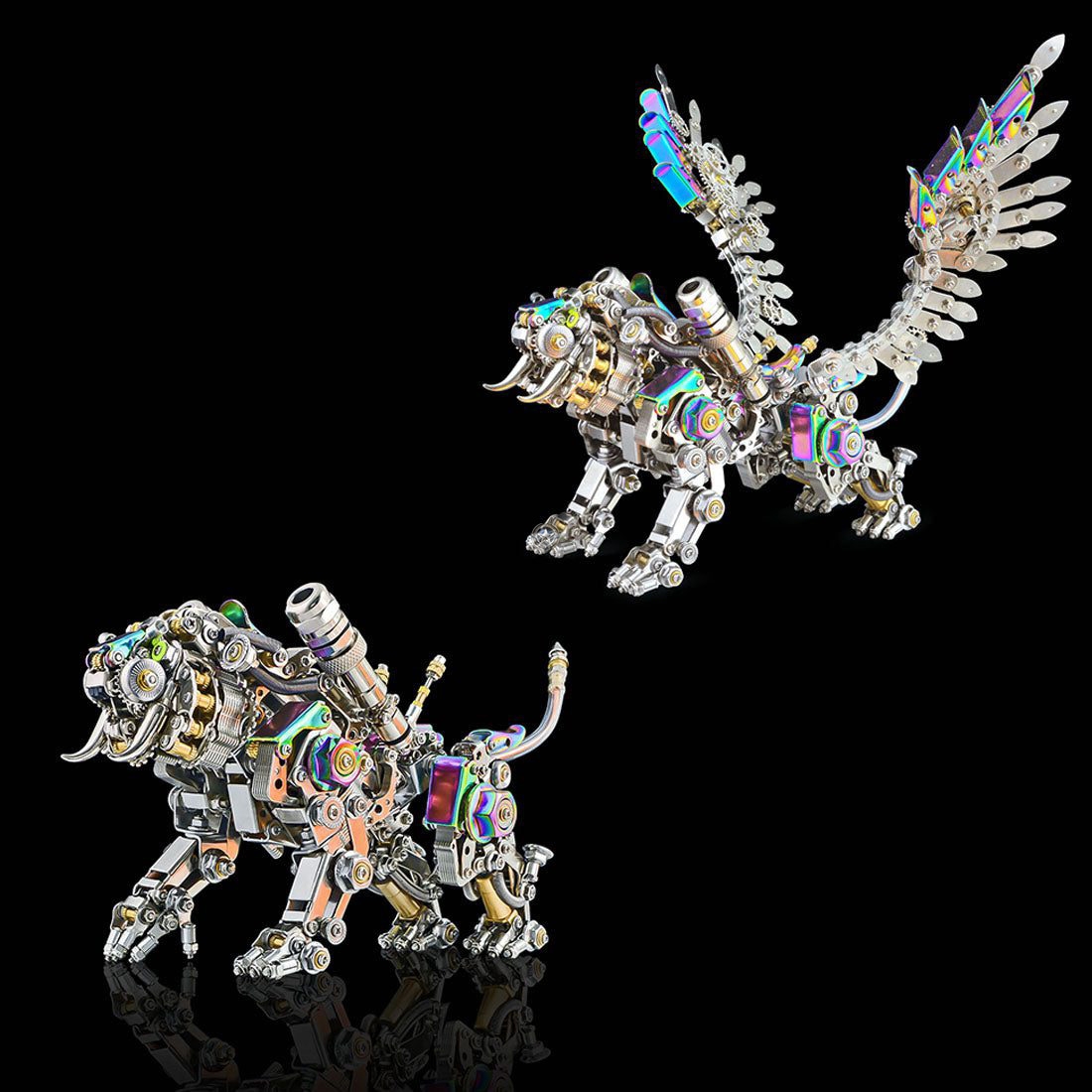 Extinct Smilodon Saber Tooth Tiger 3D Metal Model Kits for Adults Extinct Smilodon Saber Tooth Tiger 3D Metal Model Kits for Adults