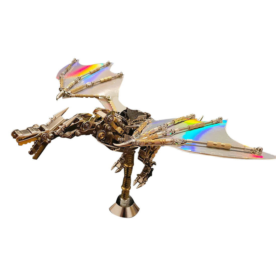 Mechanical Steampunk Wyvern Dragon DIY 3D Metal Puzzle 600CS Mechanical Steampunk Wyvern Dragon DIY 3D Metal Puzzle 600CS