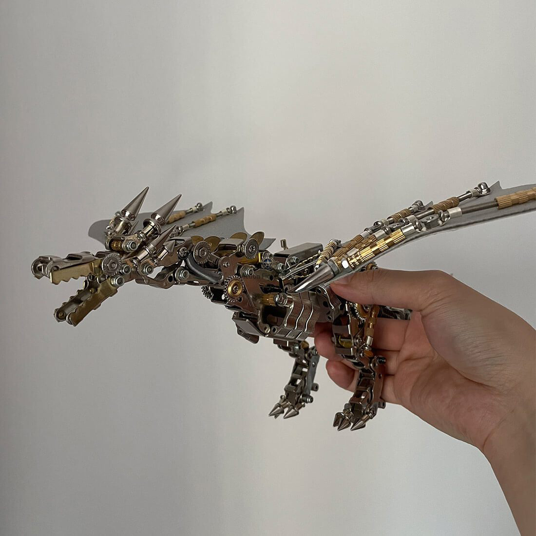 Mechanical Steampunk Wyvern Dragon DIY 3D Metal Puzzle 600CS Mechanical Steampunk Wyvern Dragon DIY 3D Metal Puzzle 600CS