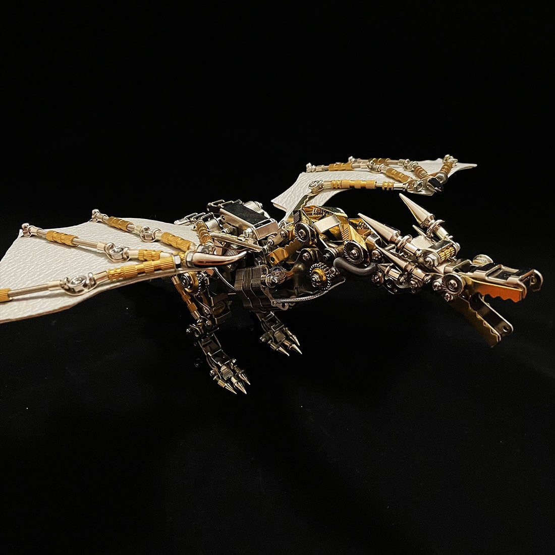 Mechanical Steampunk Wyvern Dragon DIY 3D Metal Puzzle 600CS Mechanical Steampunk Wyvern Dragon DIY 3D Metal Puzzle 600CS