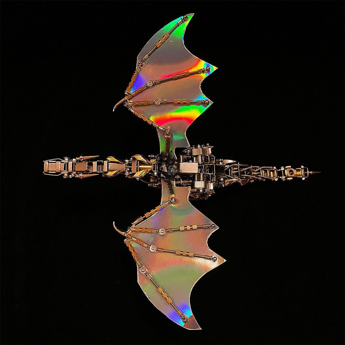 Mechanical Steampunk Wyvern Dragon DIY 3D Metal Puzzle 600CS Mechanical Steampunk Wyvern Dragon DIY 3D Metal Puzzle 600CS