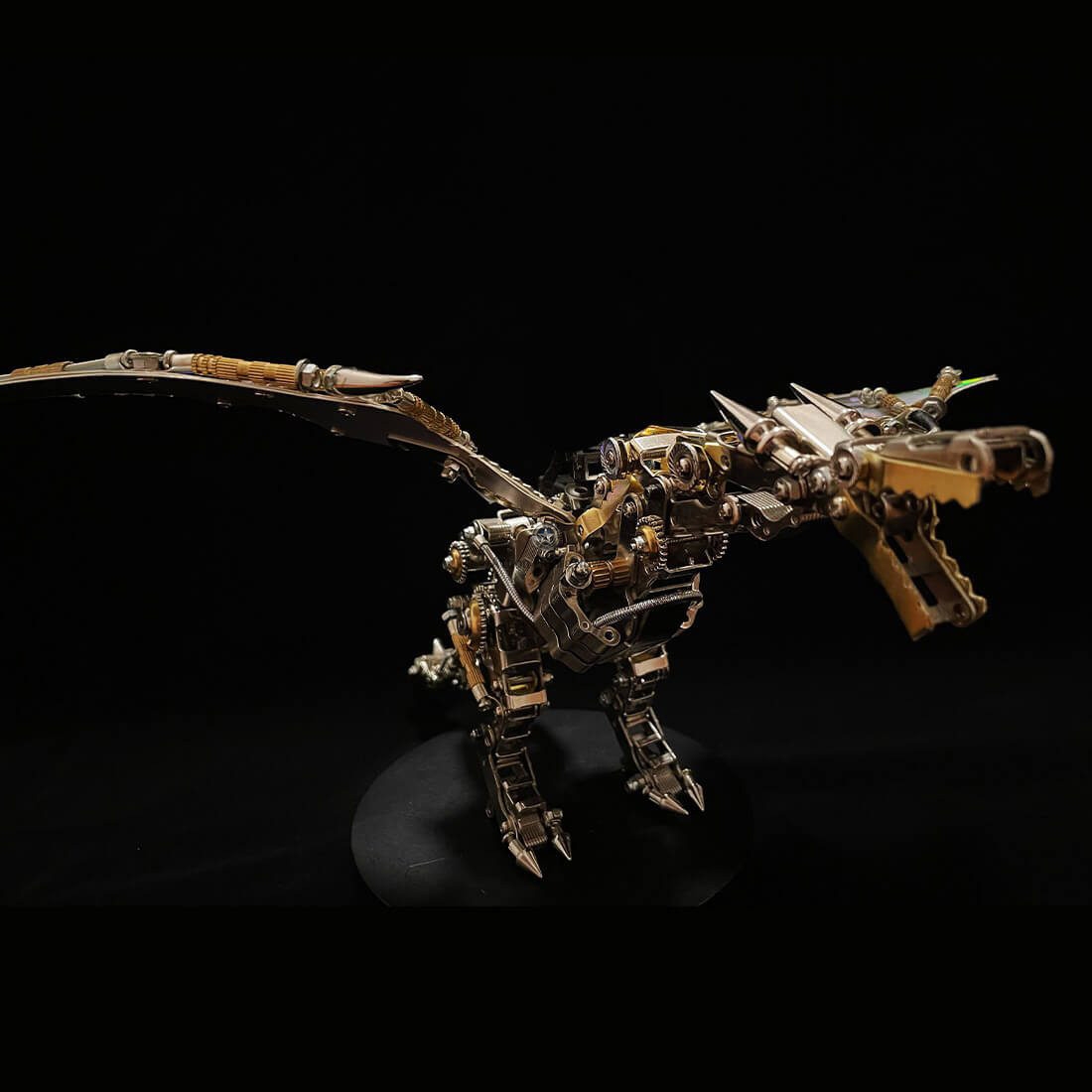 Mechanical Steampunk Wyvern Dragon DIY 3D Metal Puzzle 600CS Mechanical Steampunk Wyvern Dragon DIY 3D Metal Puzzle 600CS