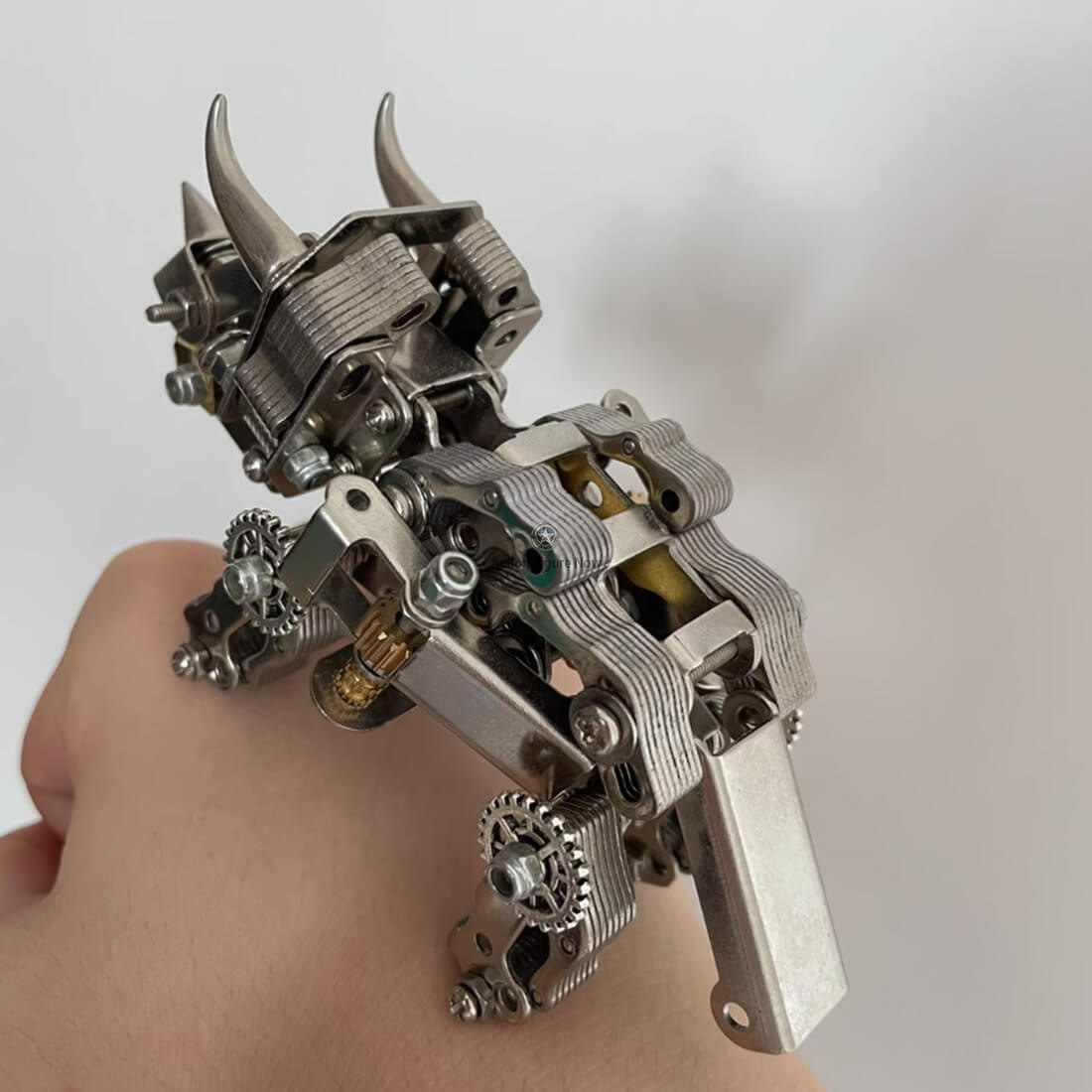 Small Triceratops 3D Metal Puzzle DIY Model Kit Small Triceratops 3D Metal Puzzle DIY Model Kit