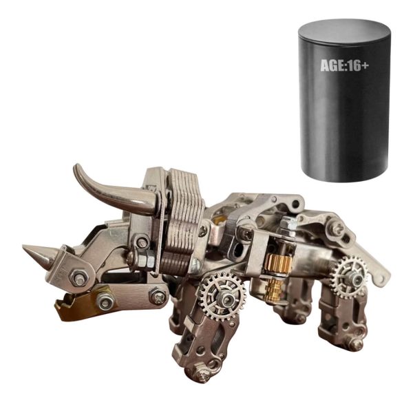 Small Triceratops 3D Metal Puzzle DIY Model Kit