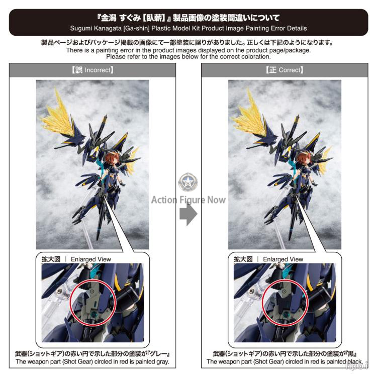 Alice Gear Aegis Megami Device Sugumi Kanagata (Ga- Shin Ver.) Model Kit