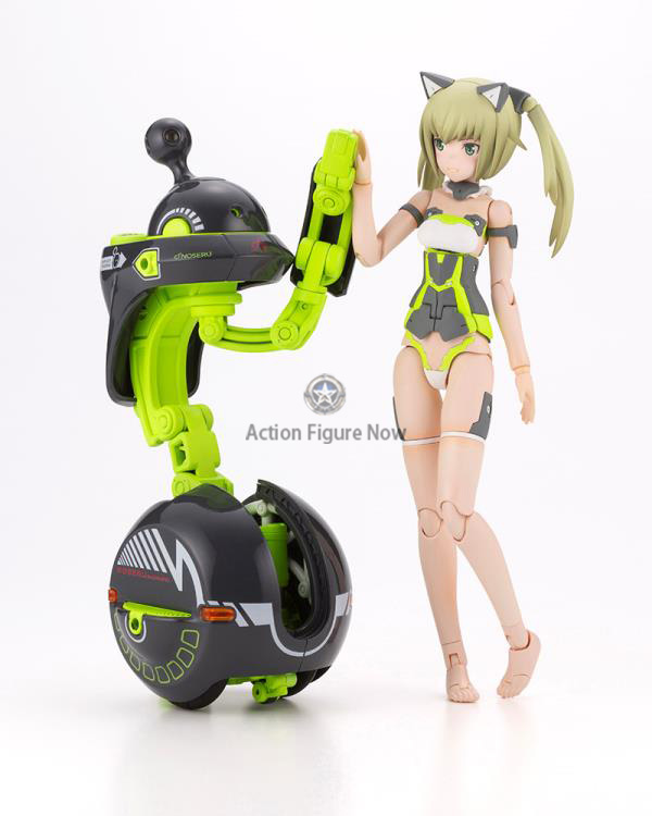 Frame Arms Girl x Maruttoys Innocentia (Racer Ver.) and Noseru (Racing Specs Ver.)