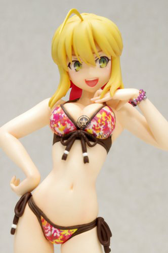 Fate/EXTRA - Saber EXTRA - Beach Queens - 1/10 - Swimsuit ver. (Wave)