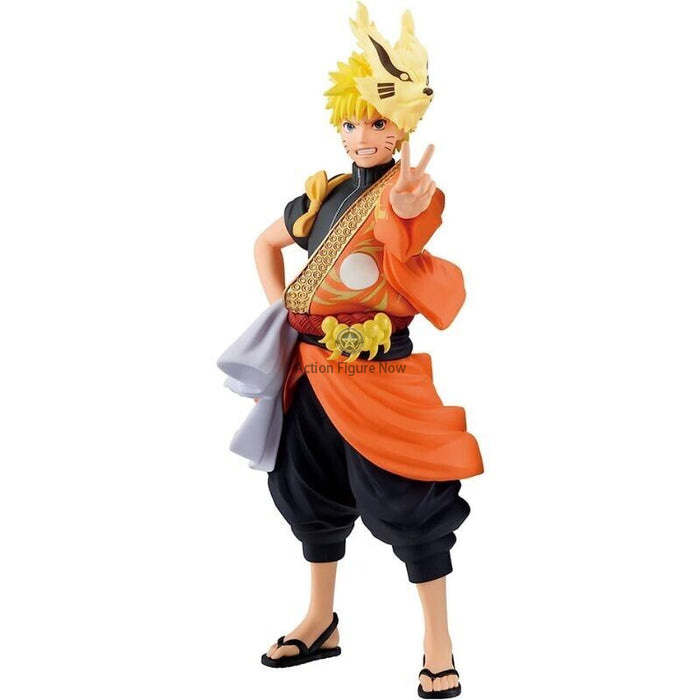 Naruto Shippuden TV Anime 20th Anniversary Costume Naruto Uzumaki Figure JAPAN