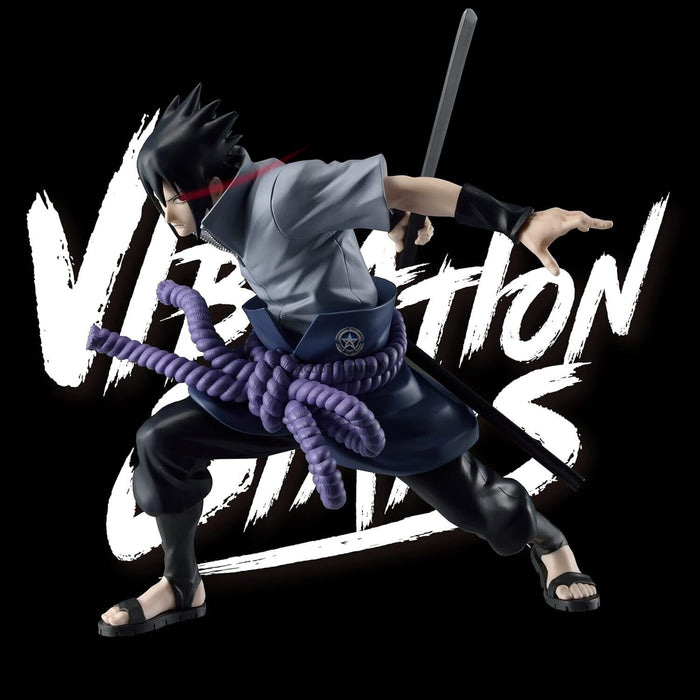 Banpresto Naruto Shippuden Vibration Stars Sasuke Uchiha III Figure JAPAN