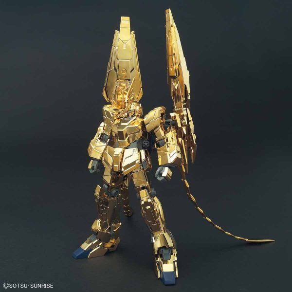 HGU 1/144 Narrative Unicorn Gundam 03 Phenex Unicorn Mode Gold Coating Ver.
