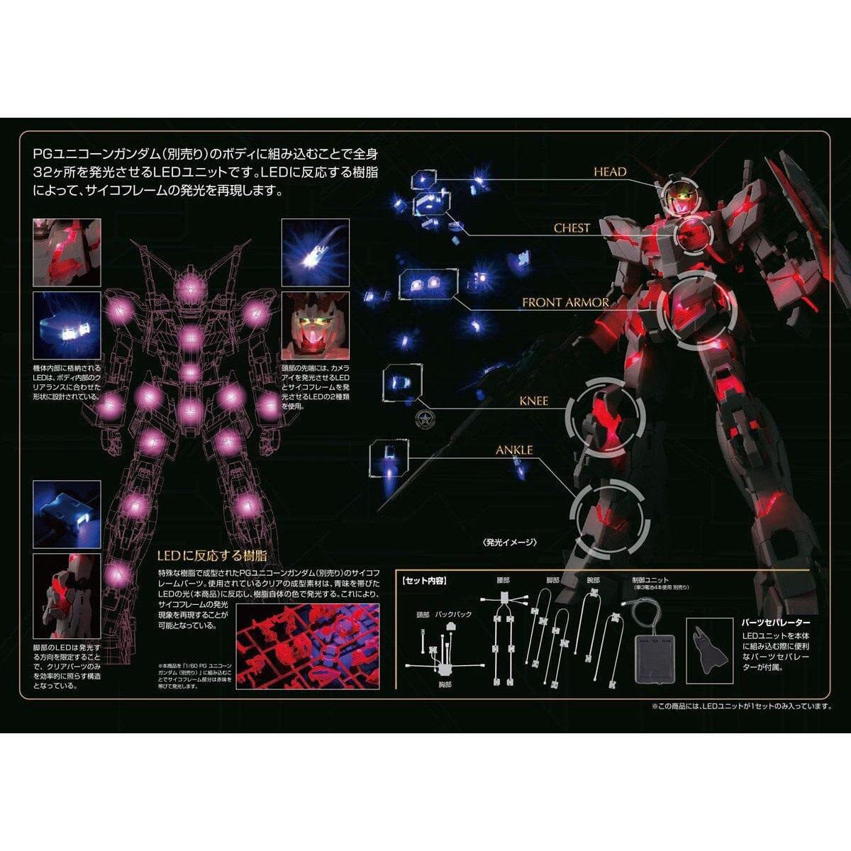 PG 1/60 RX-0 Unicorn Gundam LED Unit Expansion Kit