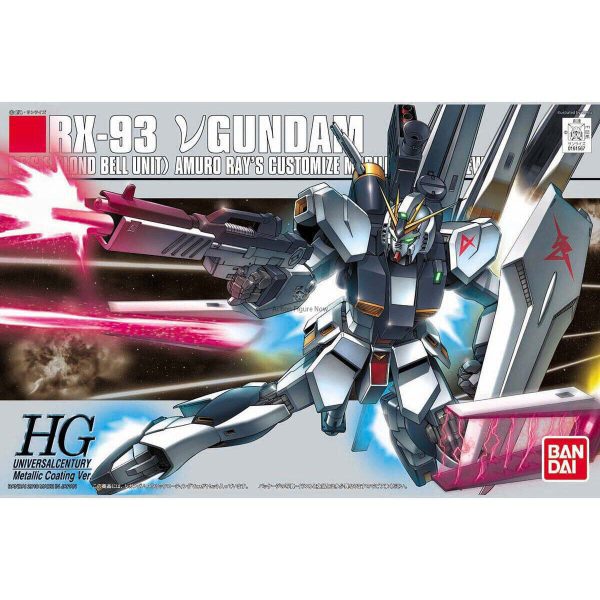 HGUC 1/144 Nu Gundam (Metallic Coating)