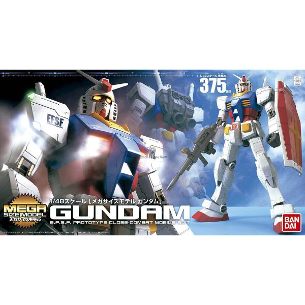 Mega Size 1:48 Scale Gundam RX-78-2 Model Kit