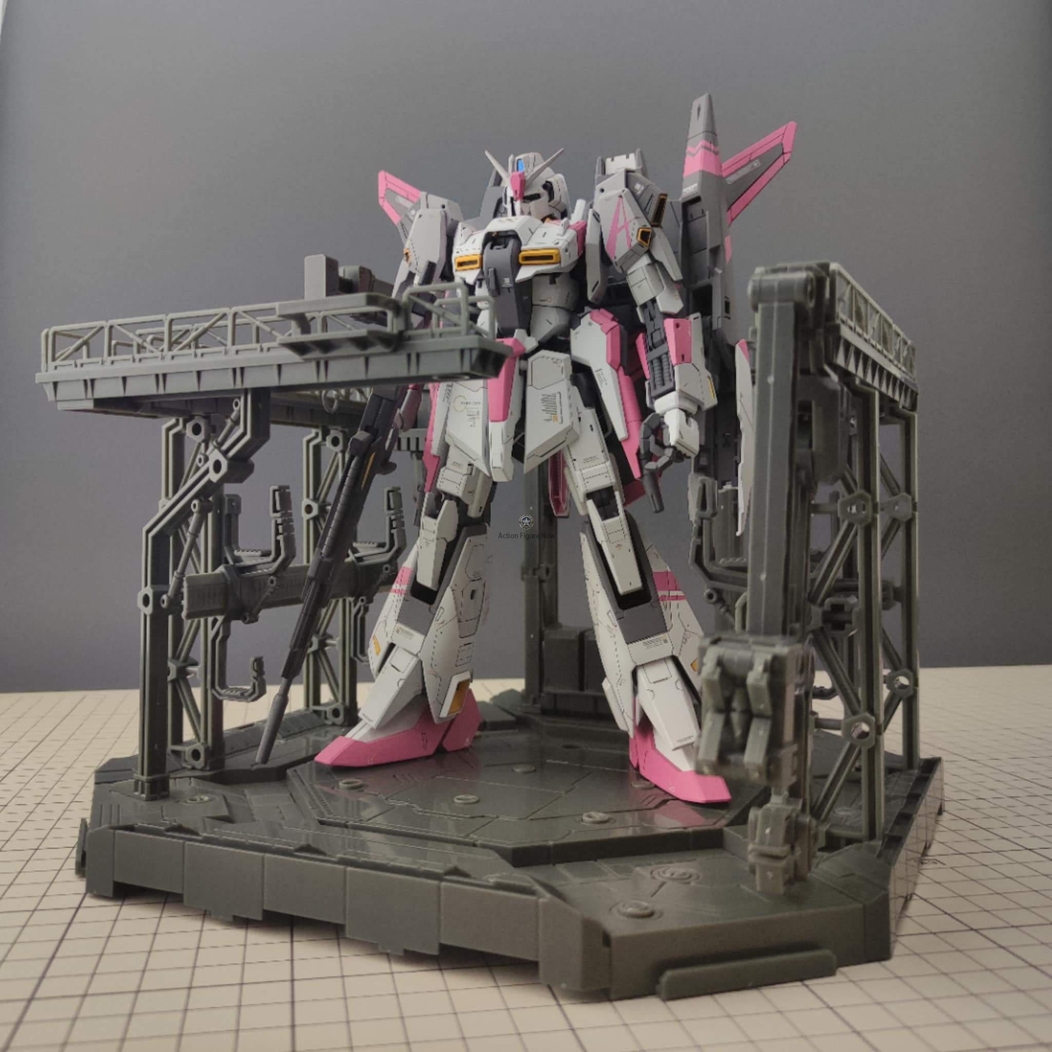 Gundam Model Stand and Maintenance Bay Diorama Set for 1/100 and 1/144 Scale Models Gundam Model Stand and Maintenance Bay Diorama Set for 1/100 and 1/144 Scale Models