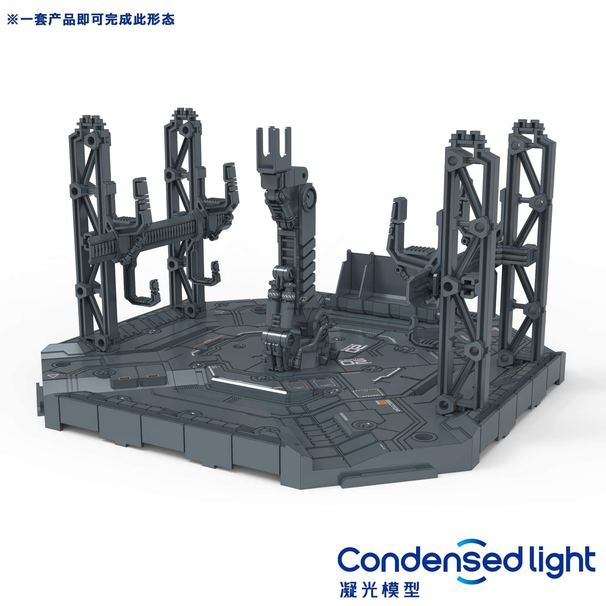 Gundam Model Stand and Maintenance Bay Diorama Set for 1/100 and 1/144 Scale Models Gundam Model Stand and Maintenance Bay Diorama Set for 1/100 and 1/144 Scale Models